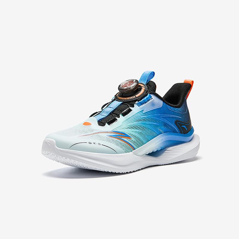 Anta Kids Wind Rider 1.0 Fabric Trendy Color Block Comfortable Versatile Knob Large Mesh Upper Sports Test Low Top Kids Running Shoes A12525567