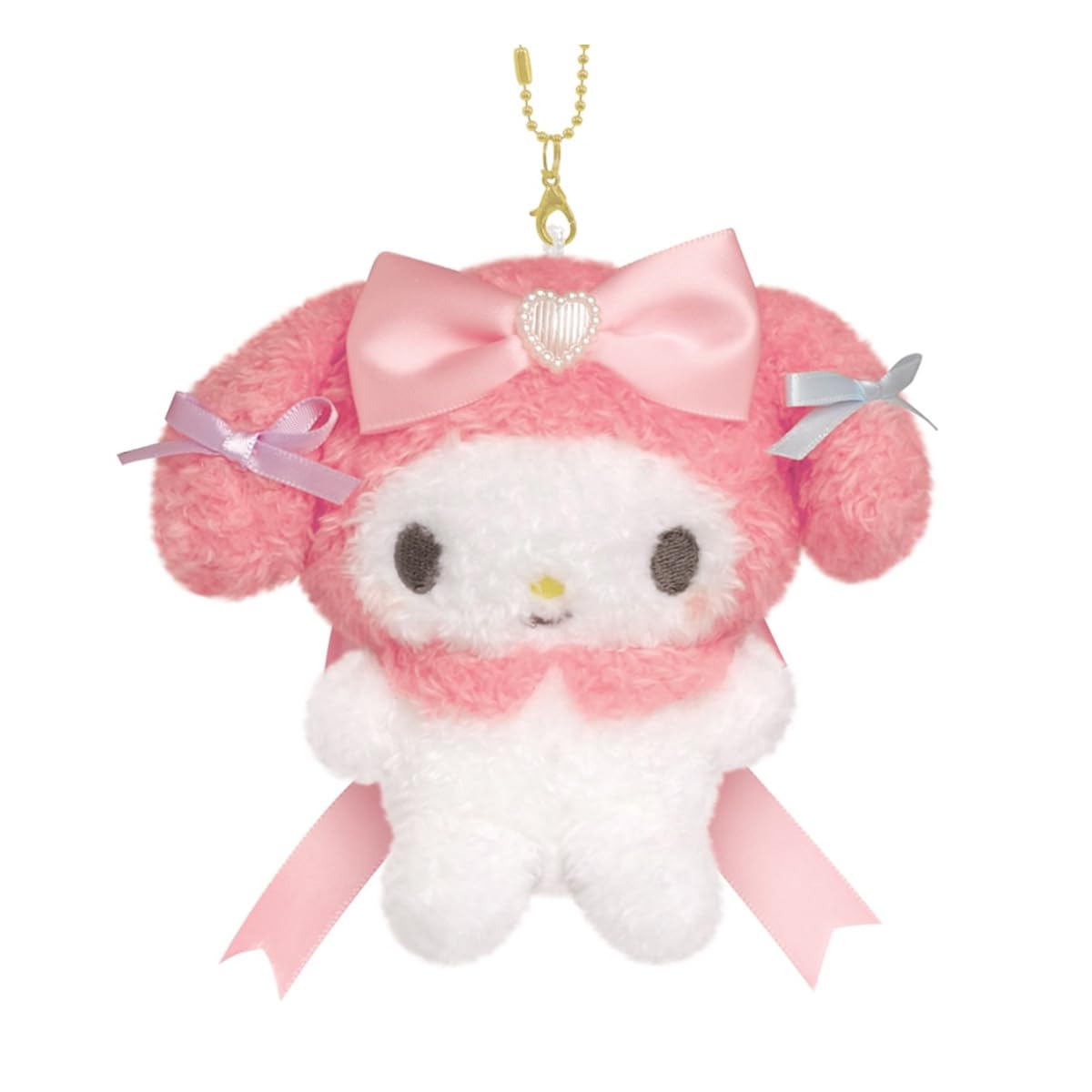 Sanrio Plush Keychain My Melody Runrun Ribbon