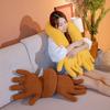 Colorful Striped Boyfriend Hug Pillow - Valentine's Day Plush Toy Gift for Girls