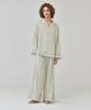 [OGGITT] Dormitory Double Ticking Stripe Pajamas Green [Shipped from Korea] 100% Authentic