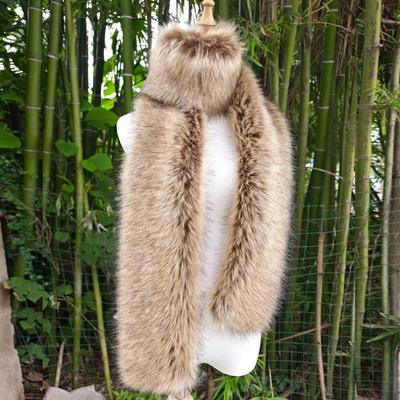 Winter Kunstfellschal Fuchs Verdickter Nerzschal Schal Schal Ausländischer Stil Warm Langer Fellkragen Schal