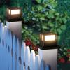 Waterproof Solar Column Light Square Fence Post Light Deck Cap Fence Gate Pillar Lamp  Fence Gate