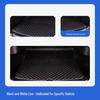 Mercedes High-Edge Trunk Mat - PVC Lychee Pattern Interior Protector