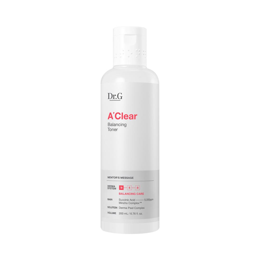 Dr.g [trouble Sebum CAre Toner Gift] Dr.g. A cleAr bAlAncing Toner 200ml giveAwAy plAn  + 70 Cotton pAds 