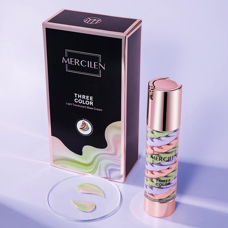 MERCILEN Three -Color Light Sensation Isolation Cream Moisturizing Makeup Before The Base To Modify Skin Isolation Milk