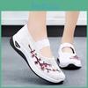 Casual Loafers Breathable Embroidered Womens Walking Sneakers Soft Slipon Flats Ladies Comfortable Shoes