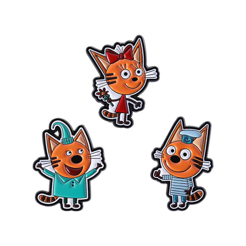 3-5PCS/Set Anime Movies Character Enamel Pins Day of the Dead Green Mask Man Brooches Lapel Badges Jewelry Gift for Friends