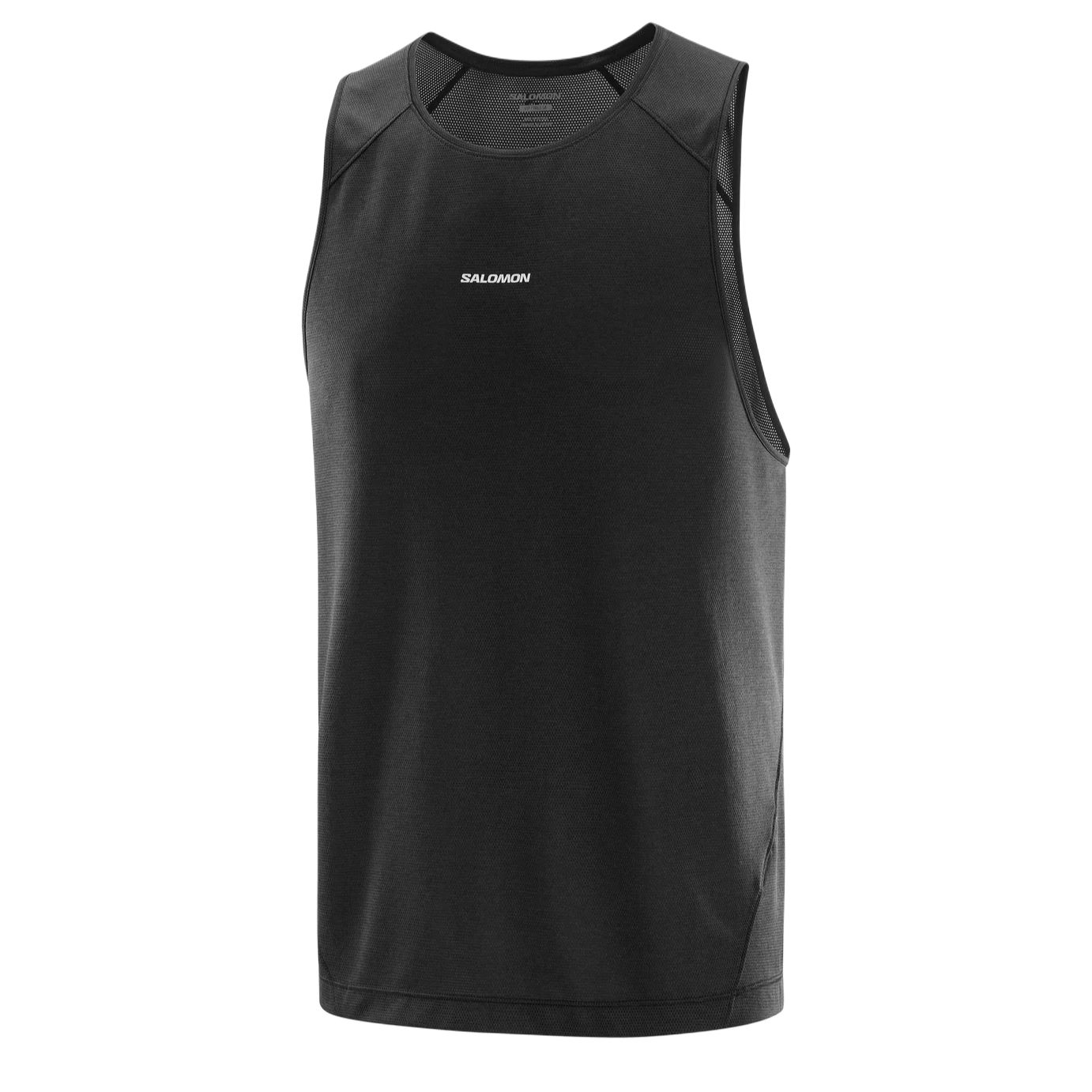 

Salomon Shakeout Core Comfortable Solid Color Letter Fashion Lightweight Vest Men tops Deep-Black C24248 M
