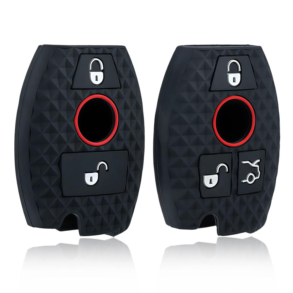 Silicone Car Samrt Key Fob Case Cover For Mercedes Benz A B C E S G Class W204 W205 W212 W213 W176 W177 Glc Cla Amg Accessories