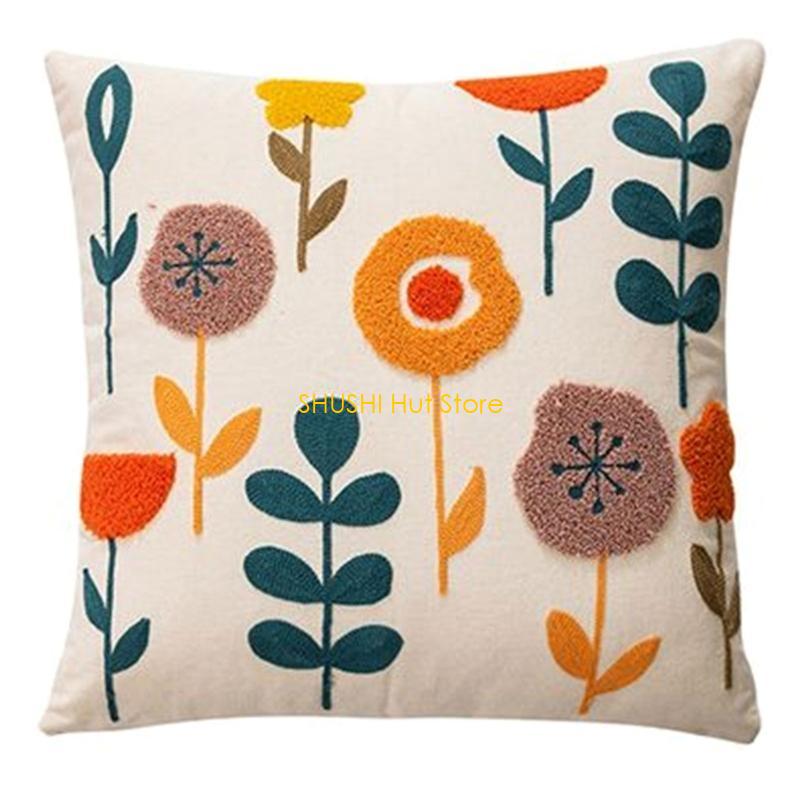 

Decorative Pillow Cover Farmhouse Throw Pillow Cases 45x45cm Cushion Covers for Sofa Couch Pillowcase Home Decorations D57B