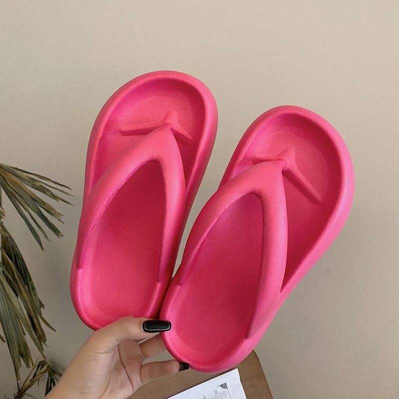 

Мода 2024 года, модные женские тапочки, летние тапочки на танкетке Eva, нескользящие домашние тапочки для улицы, женские сандалии, шлепанцы, Pantuflas Mujer 36-37(Fit 35-36)