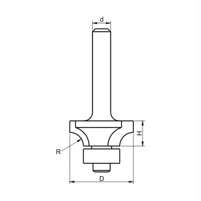 Globe Rounding Cutter R9.5 D31 S12 /Premium