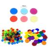 100/200pcs 19cm Gambling Chips Bingo Markers Bulk Plastic Poker Chips Table Game Props Accessories Solid Color / Transparent TMZ