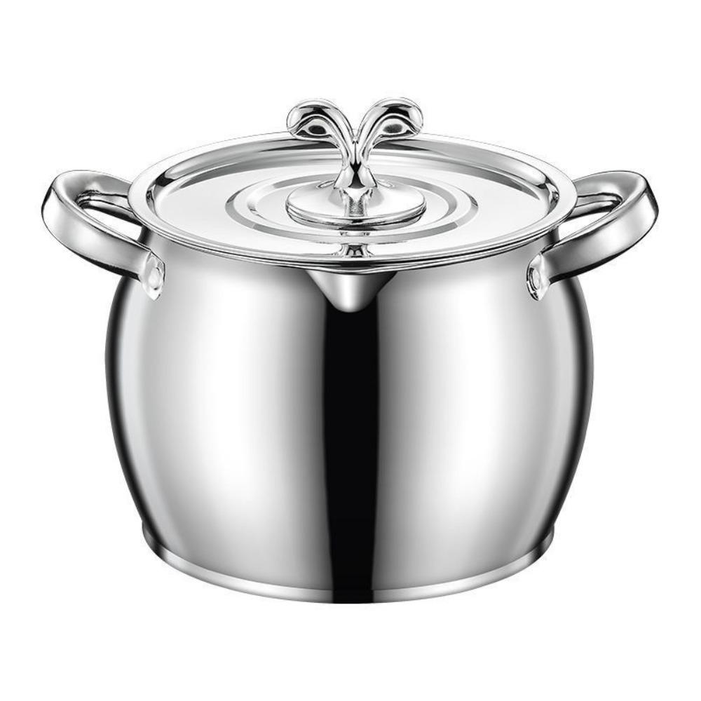 Stainless Steel Lard Strainer Tank Binaural Handle Lard Storage Can Durable Oil Filter Pot  Cooking