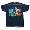 Funny The Dogfather T Shirts Summer Style Graphic Cotton Streetwear Short Sleeve Corgi Lovers Dad Gifts Tshirt Mens Clothing