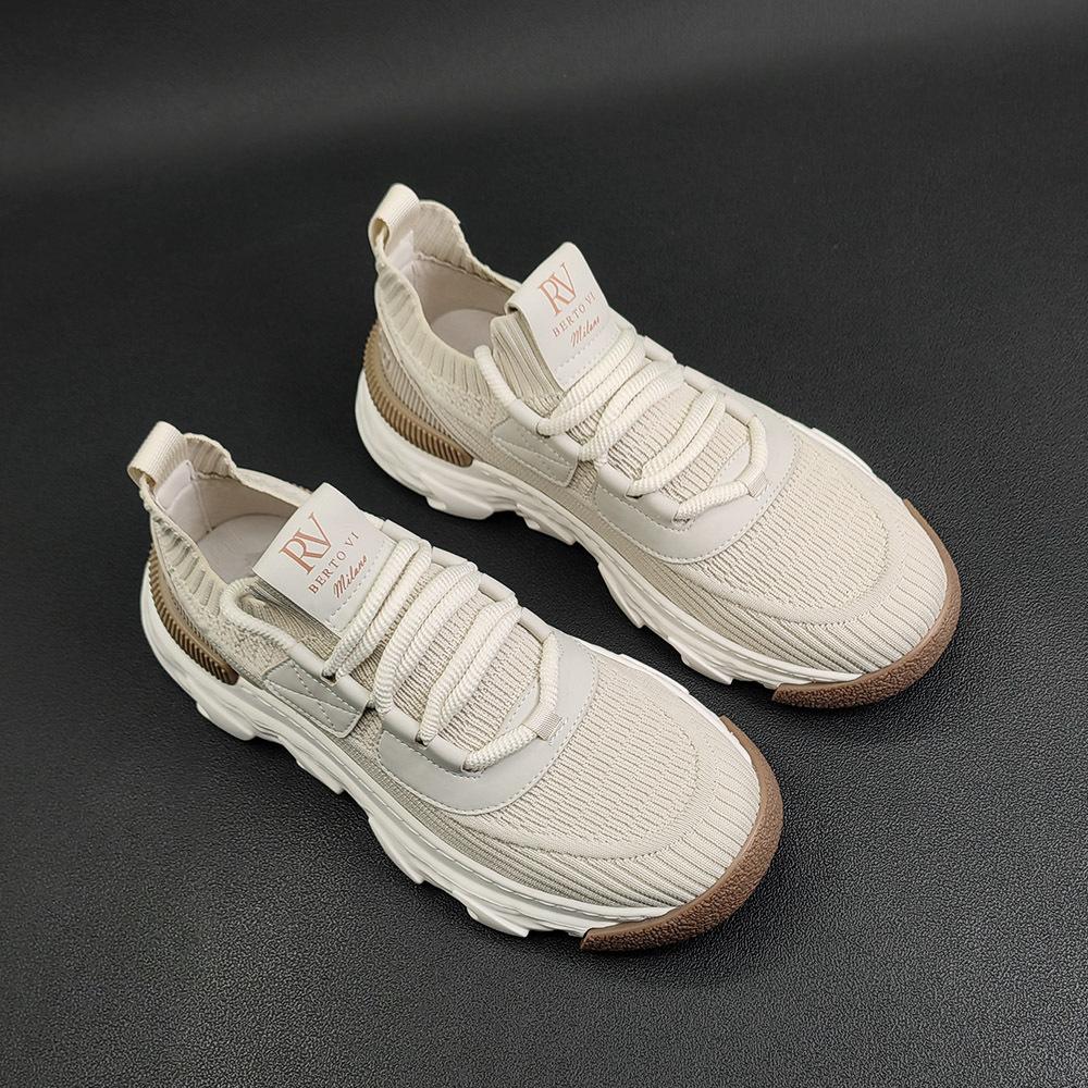 Men's casual shoes platform shoes men's mesh breathable sneakers boys running shoes men's shoes