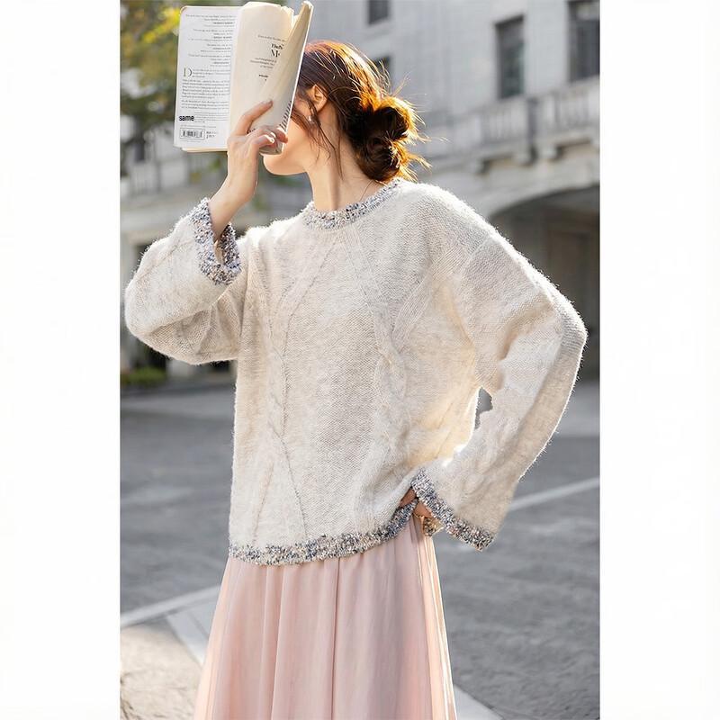 Mokana Women's Loose Knit Winter Sweater