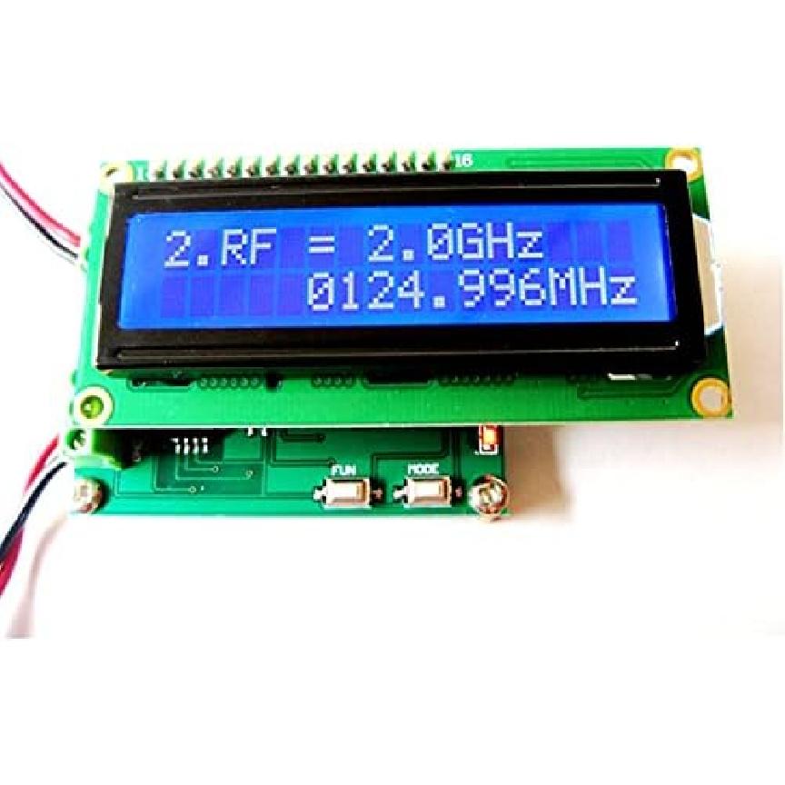 Digital Frequency Meter High Frequency 2MHz-2GHz / Low Frequency 0-8MHz with Counting Function