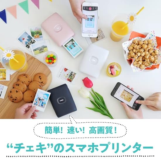 FUJIFILM Instax Mini Link2 Smartphone Printer, Soft Pink, INS MINI LINK2 S PINK