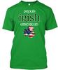 Proud Irish American T Shirt Made In the USA Size S To 5XL