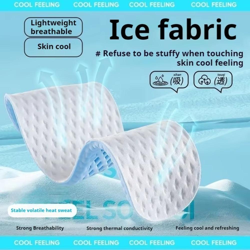 Comfortable Shock Absorption Mesh Breathable Insoles Sweat Absorb High-elasticity Cool Insole Memory Foam Memory Foam Shoes Pads
