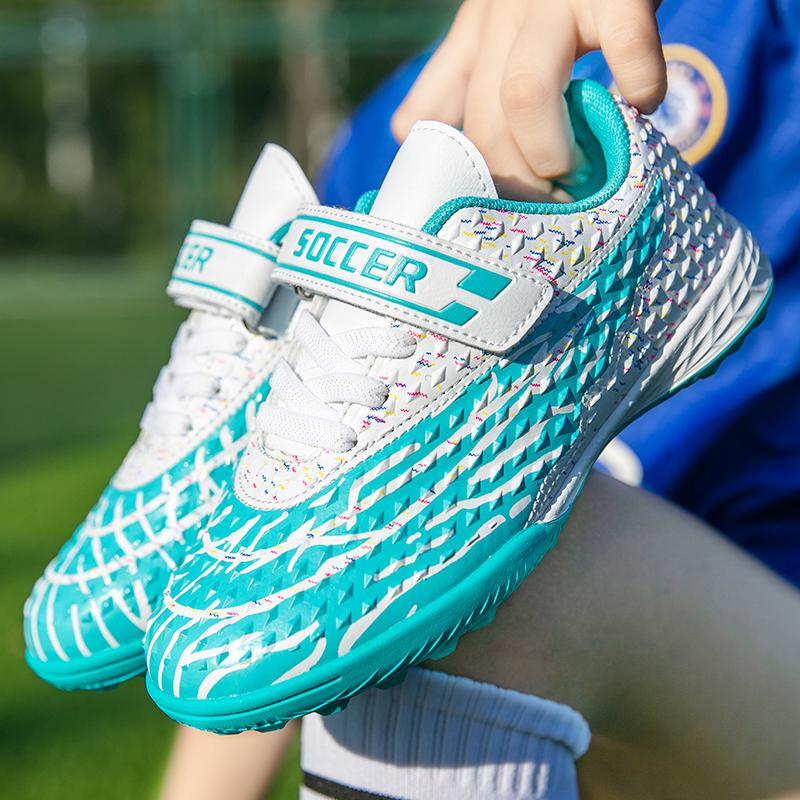Childrens Professional Society Football Boot High Quality Turf Training School Football Tournament Shoes Turf Soccer Shoes Kids