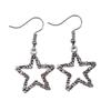 Bohemian Hot-Sale Star Moon Pentagram Circle Dangle Earrings Memorable Wedding Gift for Daily Style