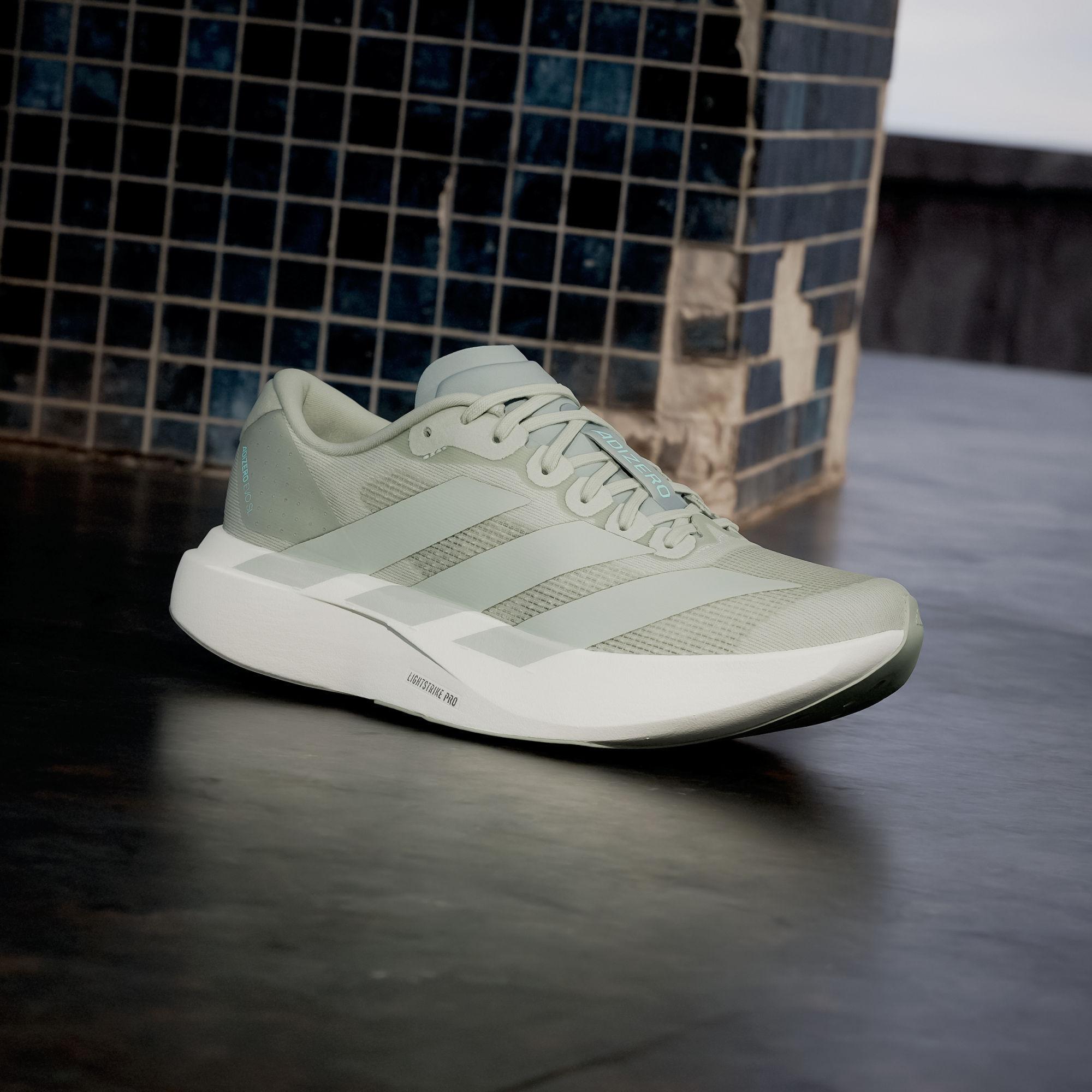Adidas Adizero Evo SL Marathon Racing Running Shoes Women s Halo Green 37
