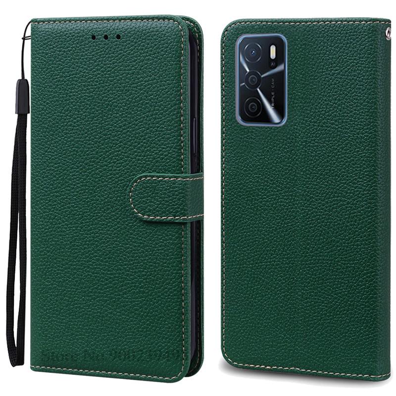 Pour OPPO A16 Étui Portefeuille à Rabat en Cuir Pour Oppo A16s Étui OppoA16 s CPH2269 CPH2271 Étui en Silicone Pour Oppo A16 A16s Housse