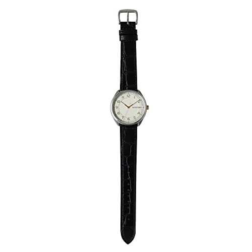 MASTER WORKS Quattro 003 MW06SI1-GCBKG81 Men's Watch, Made In Japan, Quartz Movement, 39mm, Leather Strap