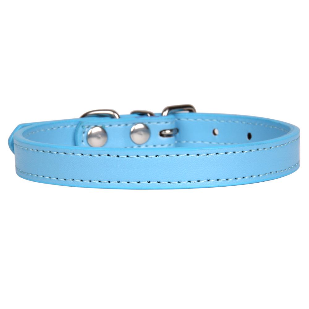 Hot Sale PU Leather Neck Warmer Collar for Small Pets