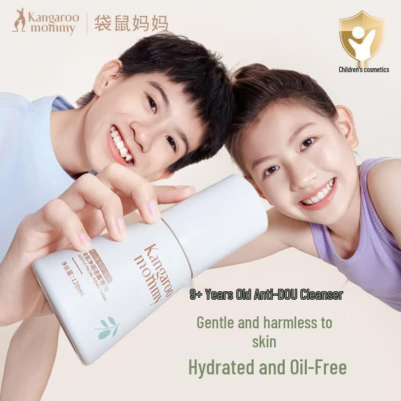 Kangaroo Mommy Teenager Oil Control Foaming Facial Cleanser