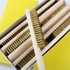 3/12pcs Heavy-Duty Copper Wire Brush Set-Effective Brush With Sturdy Handle For Paint Scrubbing Removing Unfinished Metal Etc