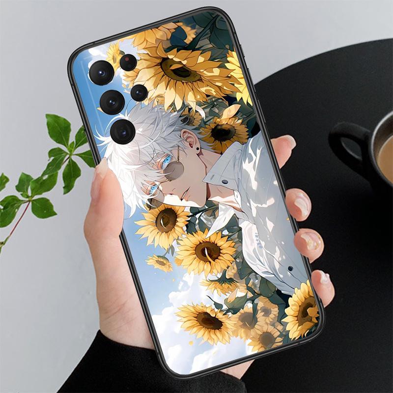 

Satoro Gojo Jujutsu Kaisen Phone Case For Samsung Galaxy S26 S25 S24 S23 S22 Ultra S23 S22 S25 Plus S24 FE S26Edge S26