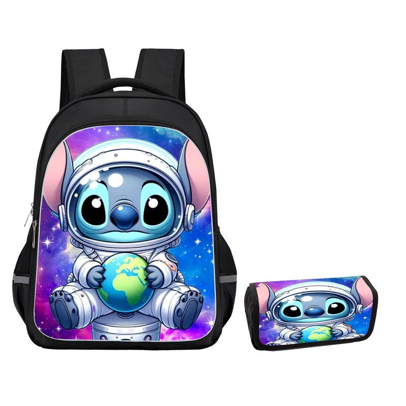 Stitch Peripheral Anime Backpack Men'S And Women'S School Bags