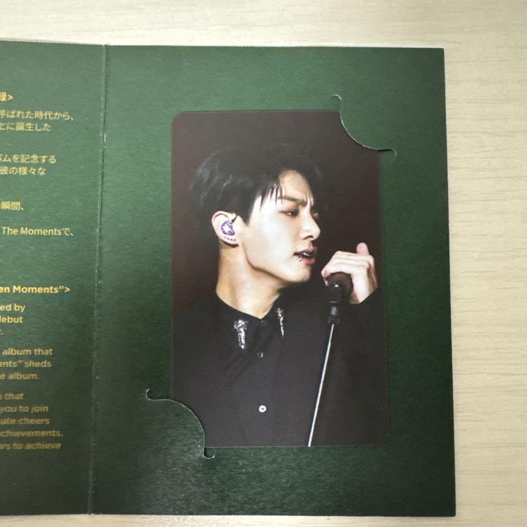 

[USED] JUNGKOOK GOLDEN Exhibition Admission Bonus Trading Card