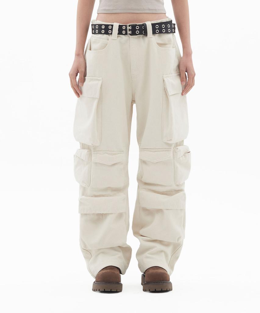 Dominant Ten Pocket Cargo Pants_Ivory