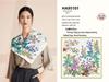 Women's 100% Mulberry Silk Scarf, 90cm Square, 14 Momme Shawl - Perfect Gift for Mother, Girlfriend, Birthday or Festival