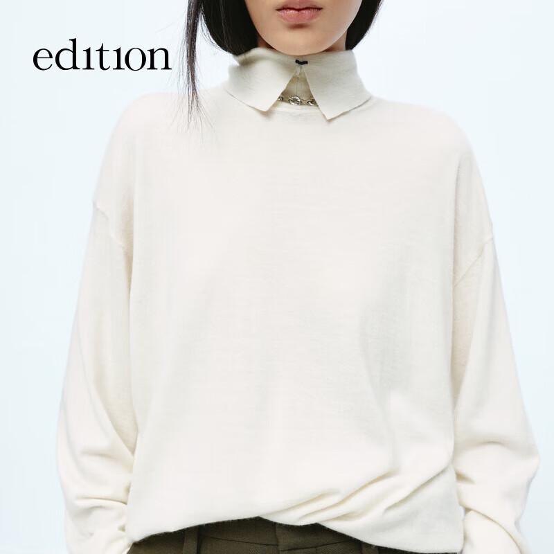 Edition 2024 Winter Cloud Wool Cashmere Turtleneck Sweater