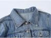 Trendy Women's Spring/Autumn Retro Slimming Hong Kong Style Washed Denim Jacket