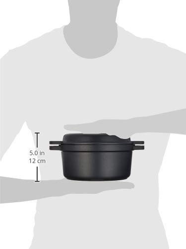 Cotta wasserloser Kochtopf, Silber, Durchmesser: 20cm, Körperhöhe: 9.5cm, Deckel: 3cm, 92081