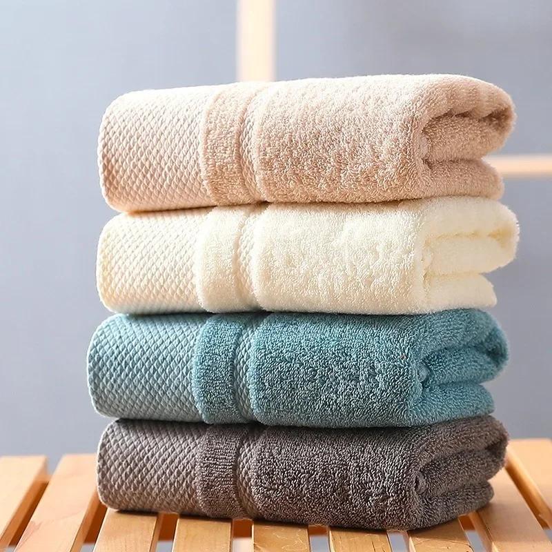 1 Pack Fashion Beach Towel Highly Absorbent Home Textile Face Towel Adult Bathroom Soft Cotton