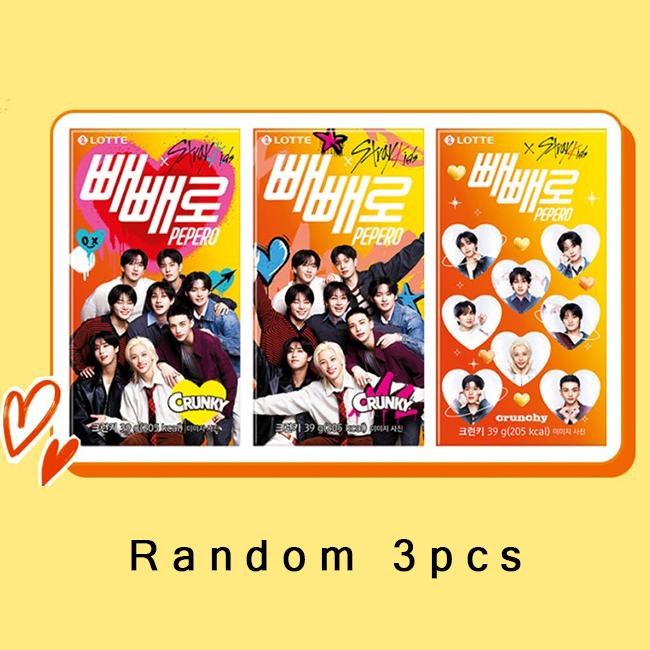 Lotte Pepero Original / Crunky – Stray Kids Limited Edition (4 Options)