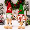 Gingerbread Whimsical Man Lighted Doll With Hanging Legs For Joyful Decor Christmas
