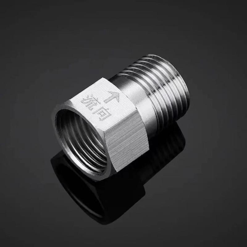 Анти-обратный клапан для унитаза из нержавеющей стали, Обратный клапан для воды в унитазе, Обратный клапан, аксессуар для унитаза в ванной Silver style