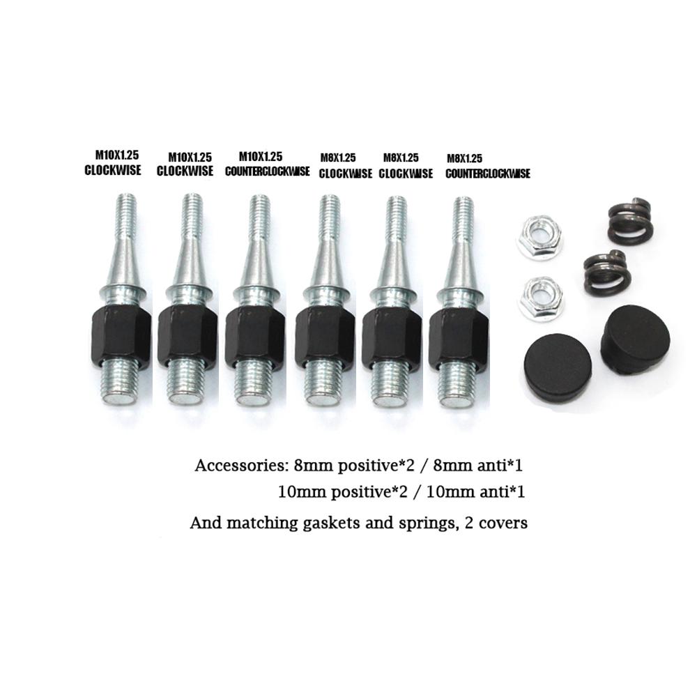 Espelhos Retrovisores Laterais Ajustáveis Universais Para SUZUKI Bandit GSF 400 600 650 650S 1200 1250 S 600S M8/M10
