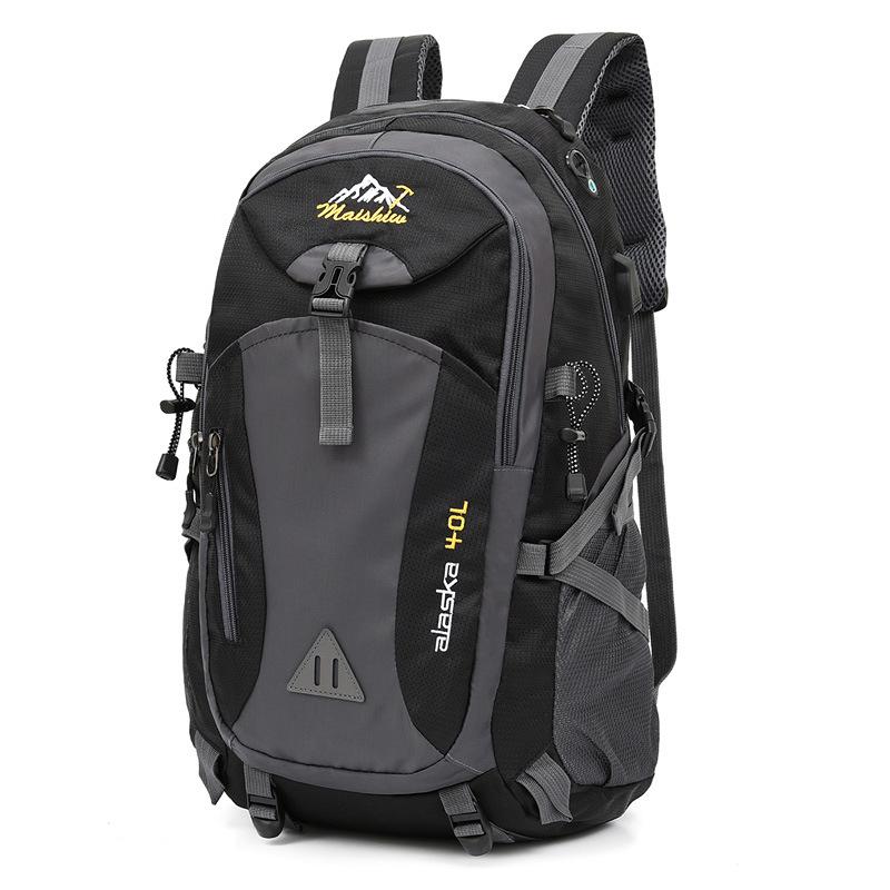 USB Rechargeable Backpack Casual Sports School Bag for Men and Women Lightweight Outdoor Hiking Bag Large Capacity Travel Bag