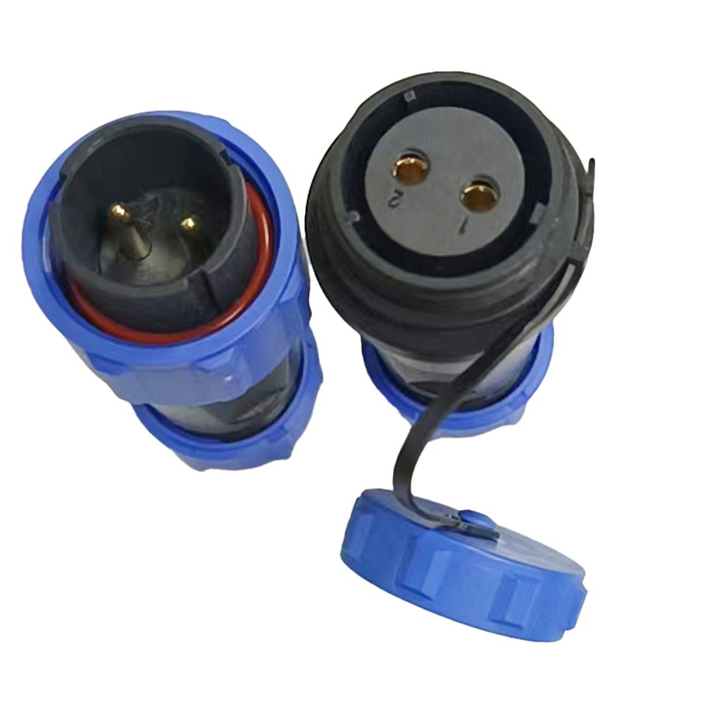 4pin Connector Panel Mount Connector Screw Lock Solder Terminal 500V Rated Voltage AC 1500V Stand Voltage For Communications