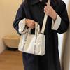 Borsa Tote alla Moda in Tela con Stampa Alfabetica Borsa a Spalla per Donna