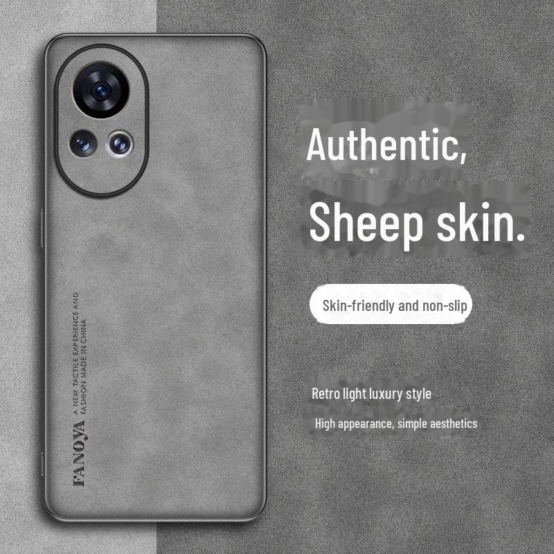 

Чехол из овчины для Huawei Nova 13: Элегантный, унисекс, защитный чехол от падений Nova13